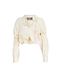 Chemise Lupo à nœuds - Off White