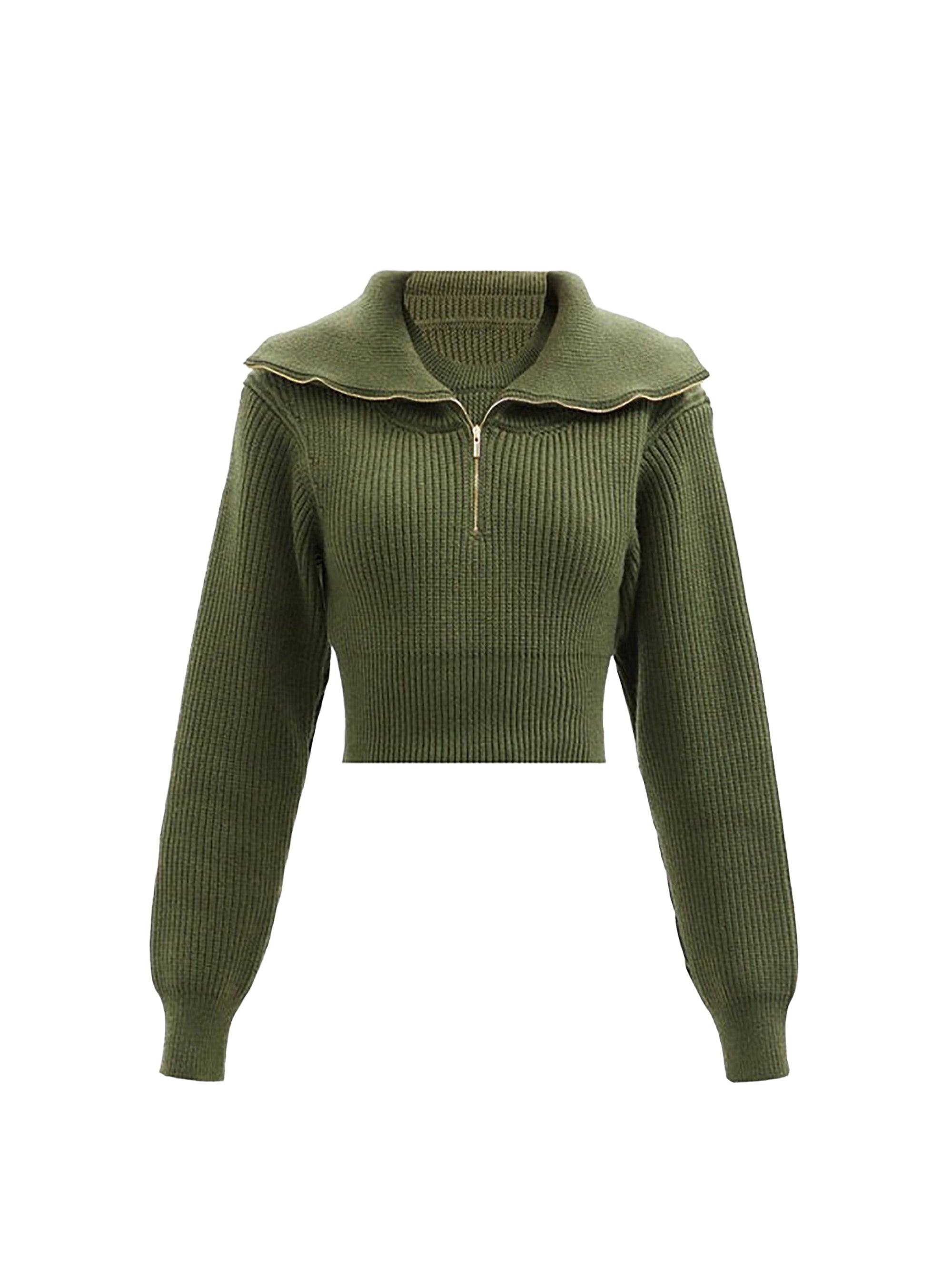 The Risoul Knit Top - Khaki