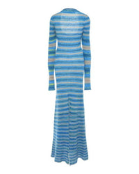 Robe Perou en laine - Blue Stripes