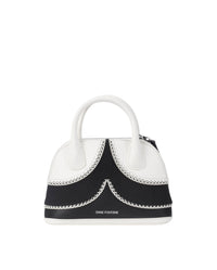 Sac à main Janae en maille - Black & White