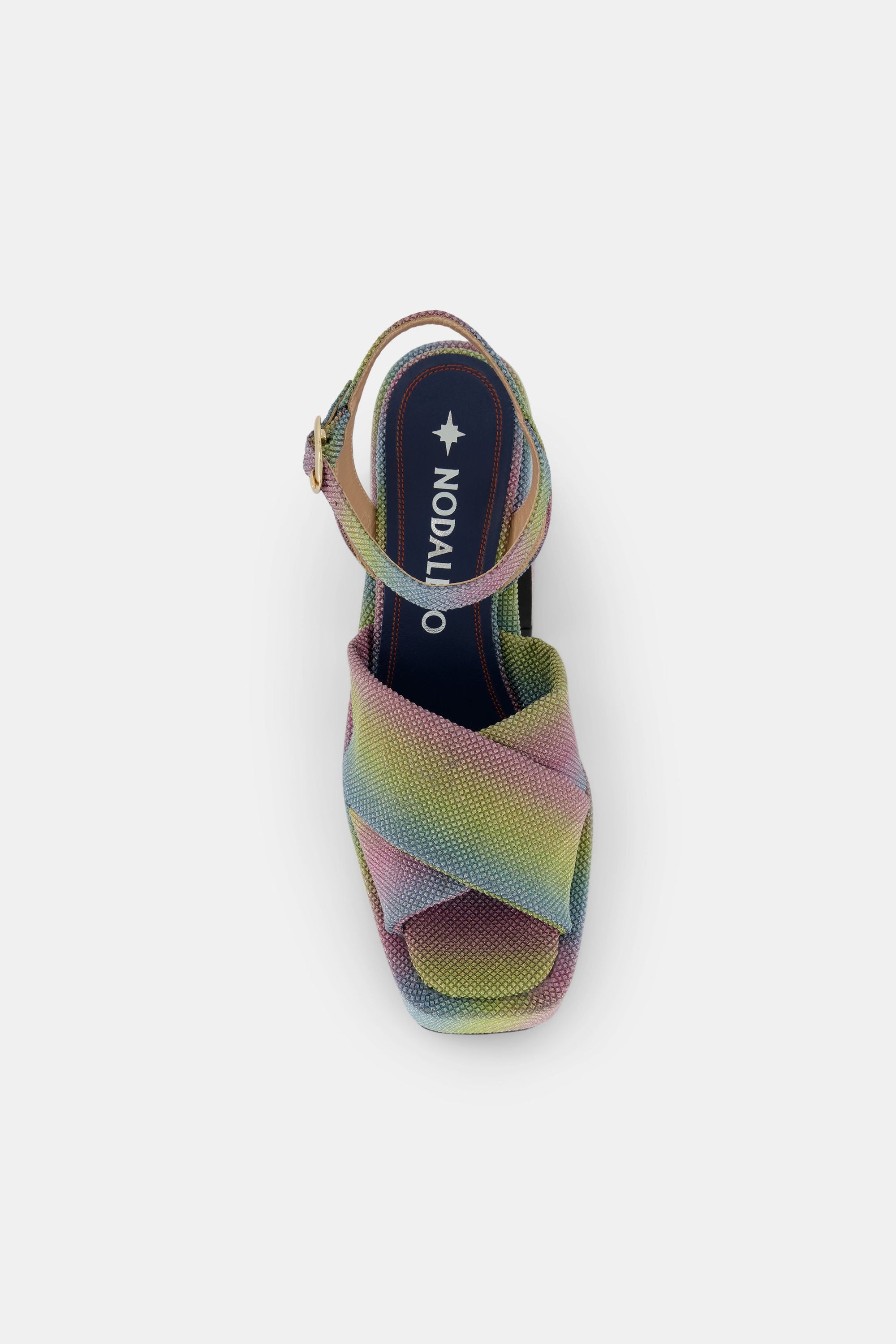Bulla Joni 120 platforms - Sparkling rainbow