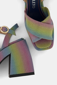 Bulla Joni 120 platforms - Sparkling rainbow