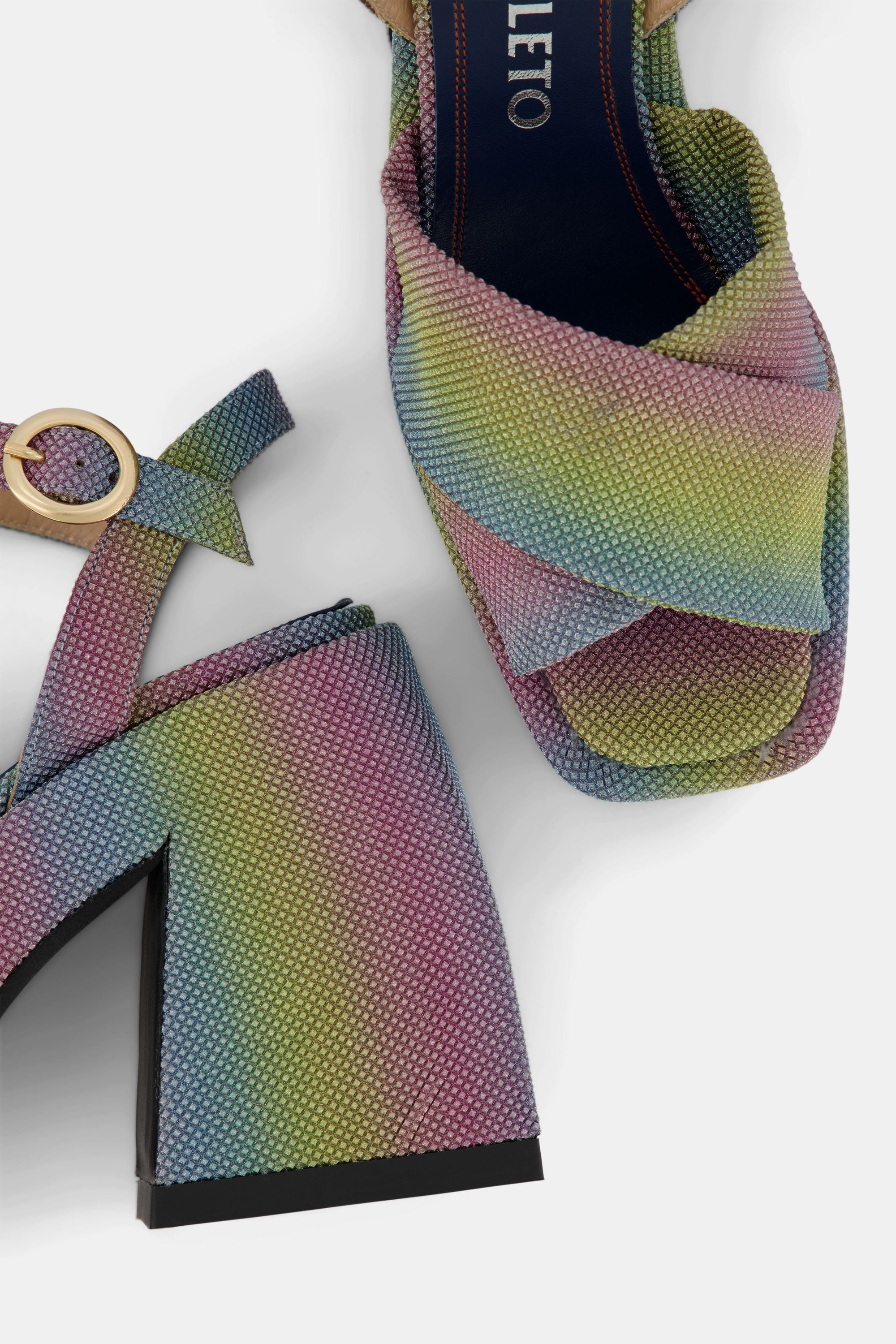 Bulla Joni 120 platforms - Sparkling rainbow