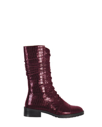 Bottes Jay 40 en cuir - Burgundy