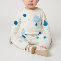 Combinaison Melle - Blanc & Bleu