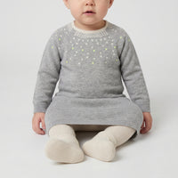 Robe Madoline en laine - Gris Chiné