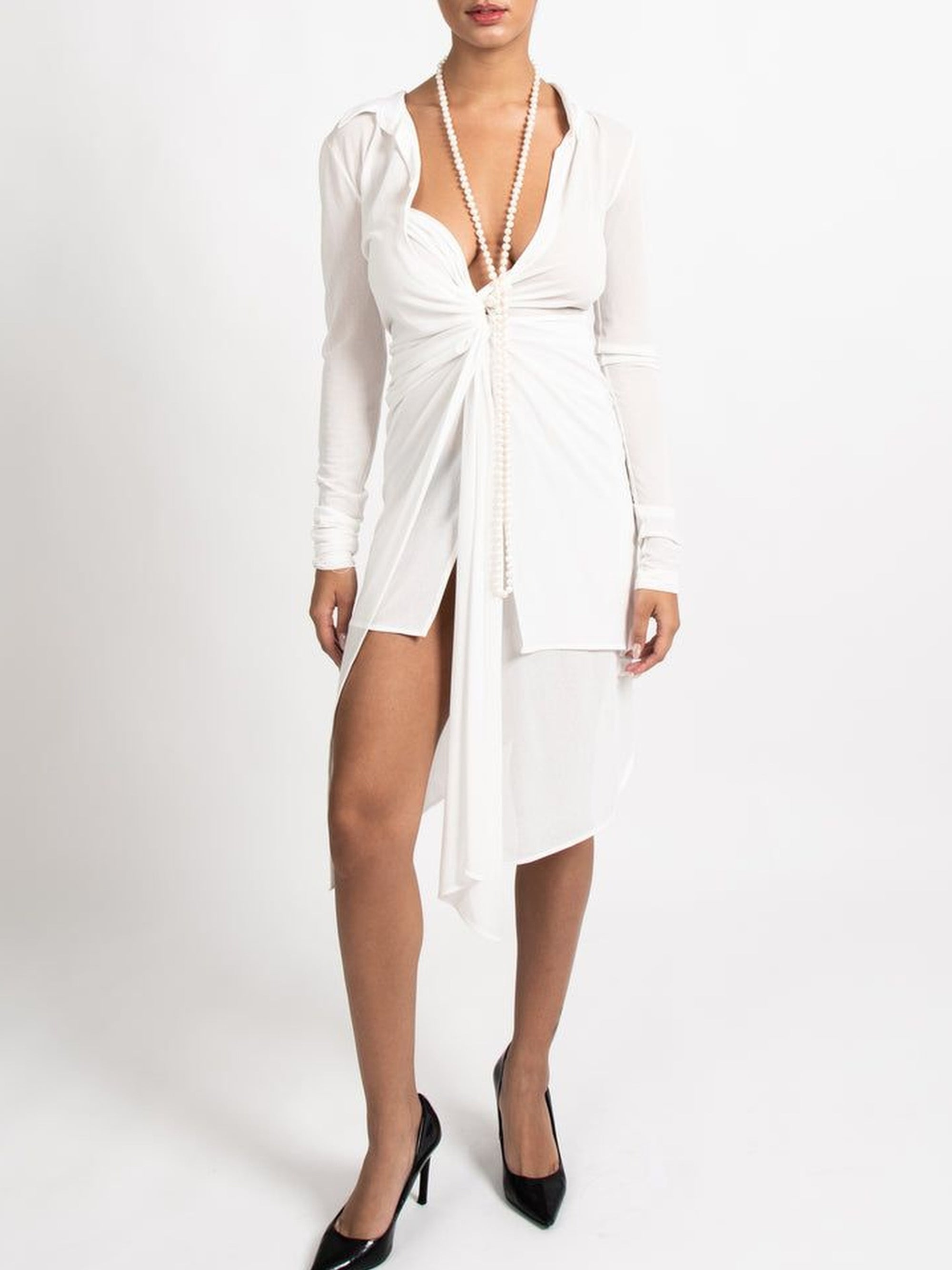 Robe Bellagio à col chemise - Navy