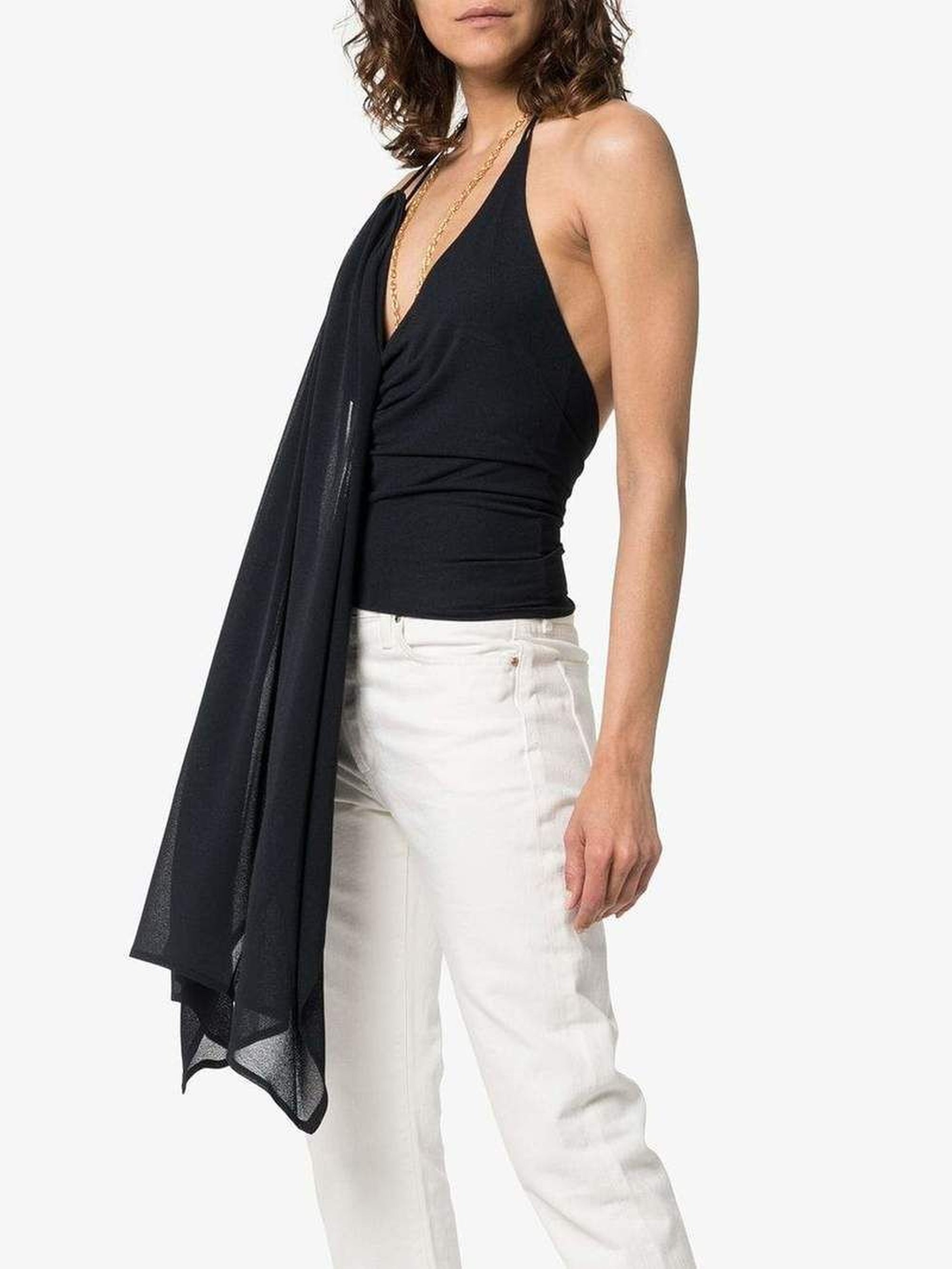 Débardeur Spezzia drapé - Navy