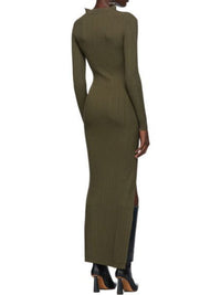 Robe Azur en maille - Khaki