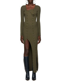Robe Azur en maille - Khaki