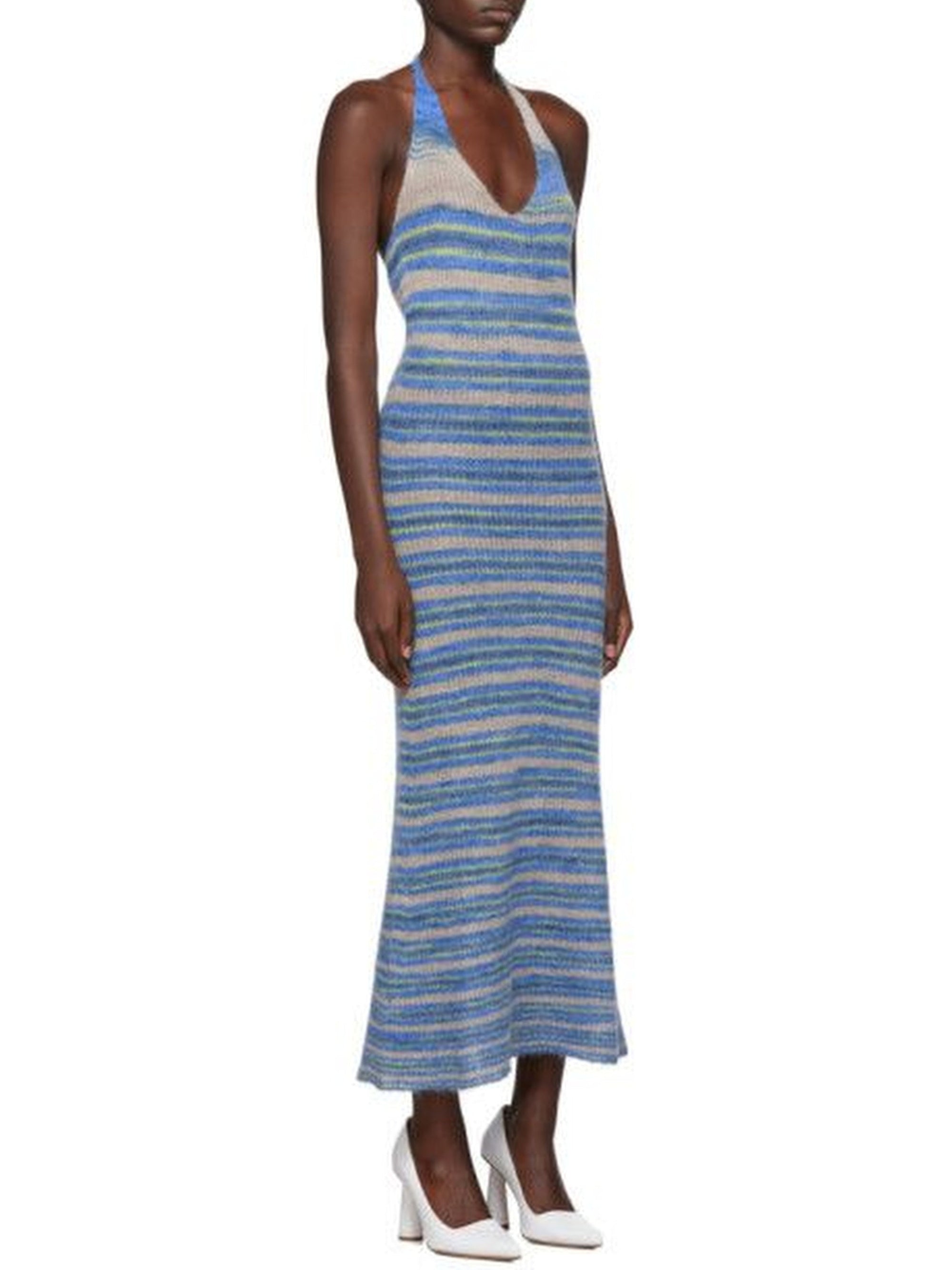 BLUE STRIPES LA ROBE TROPEA LONGUE
