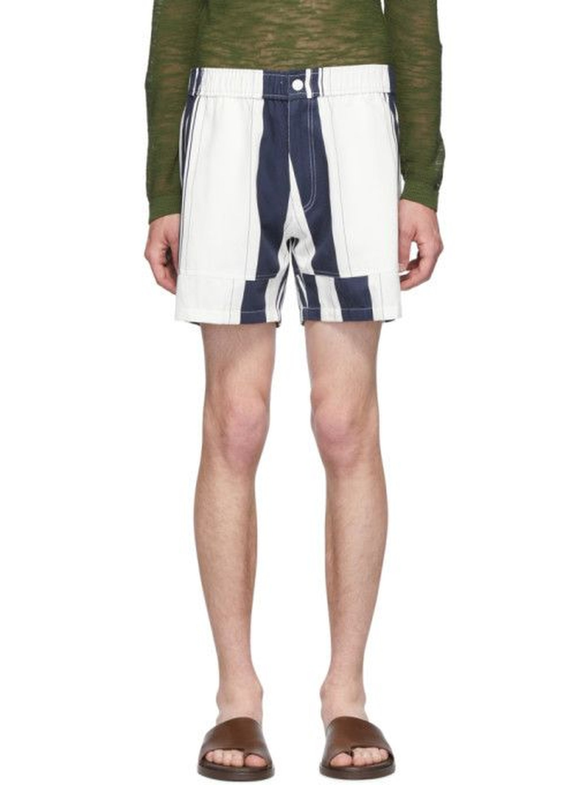 Short Pecheur en denim cargo - Multi Blue