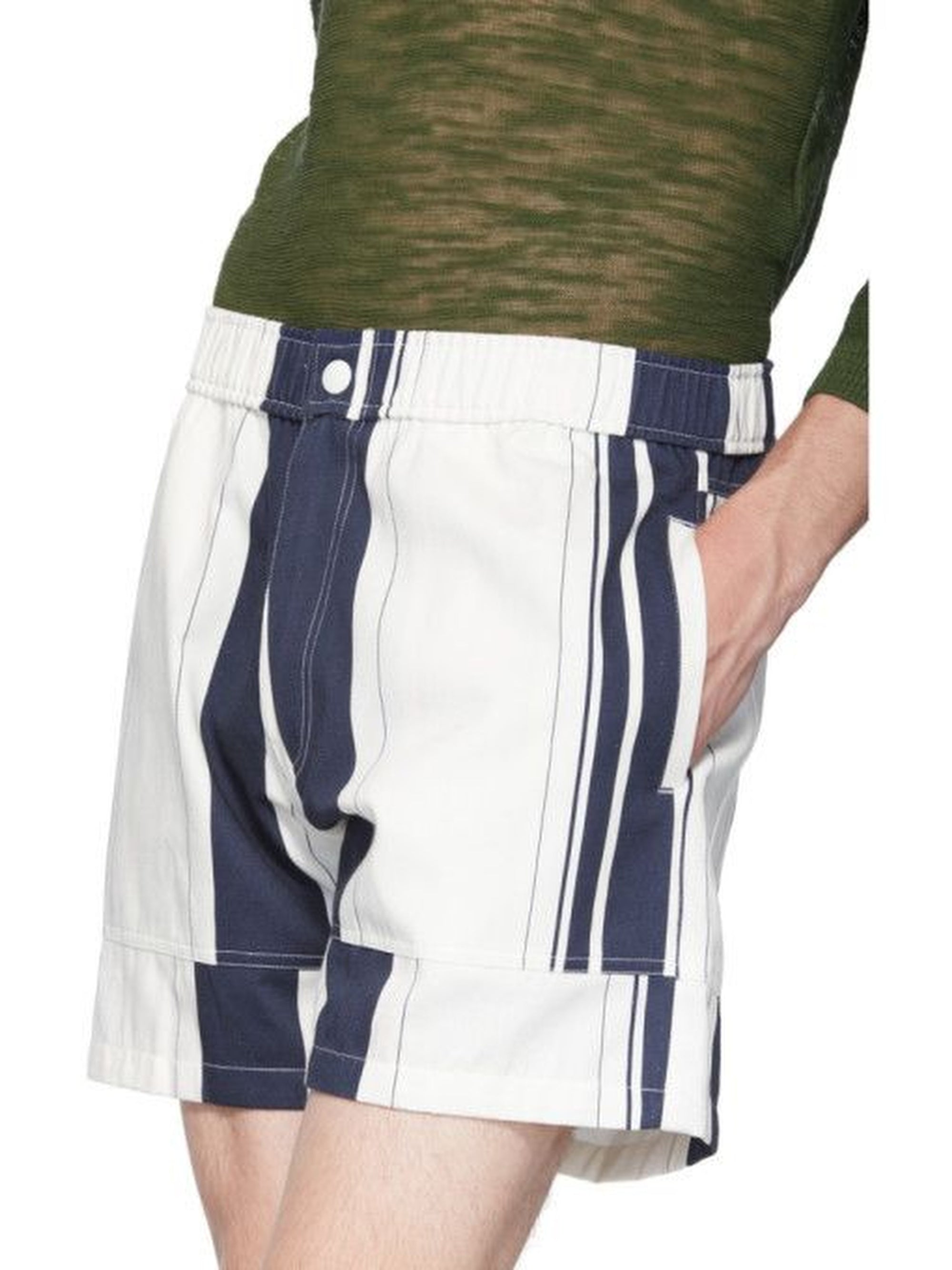 Short Pecheur en denim cargo - Multi Blue