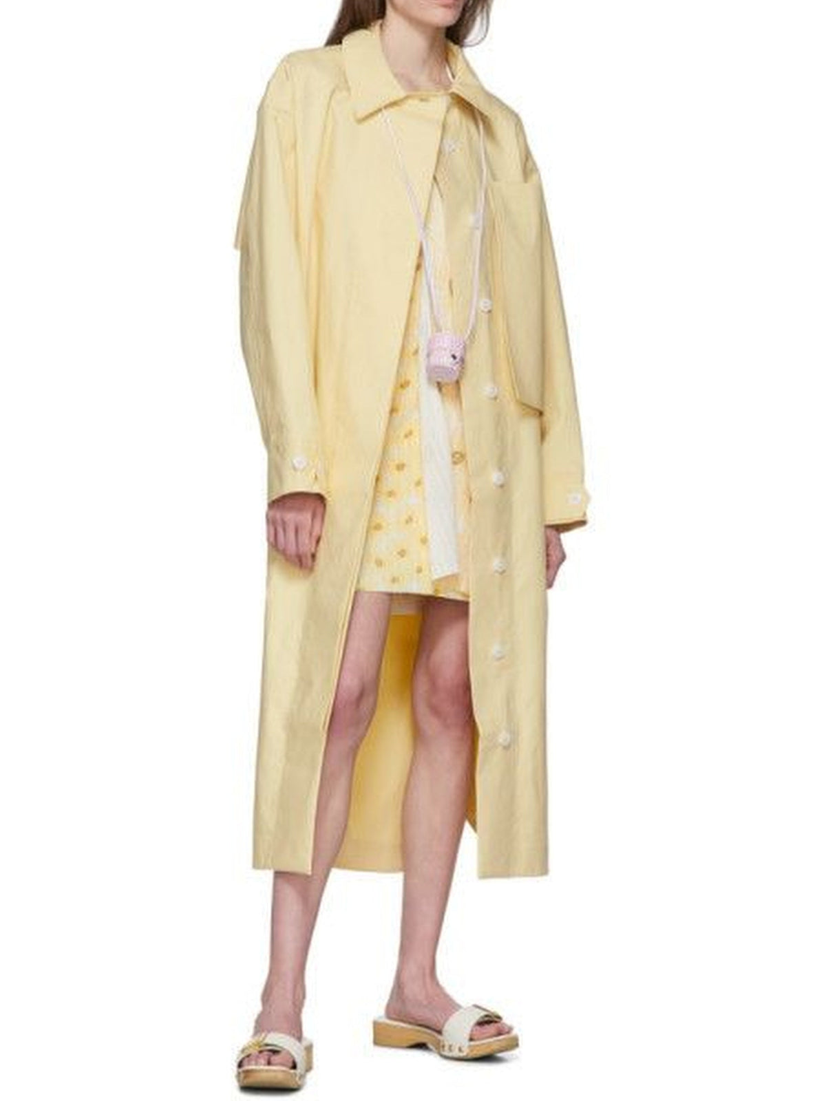Trench-coat ceinturé - Yellow