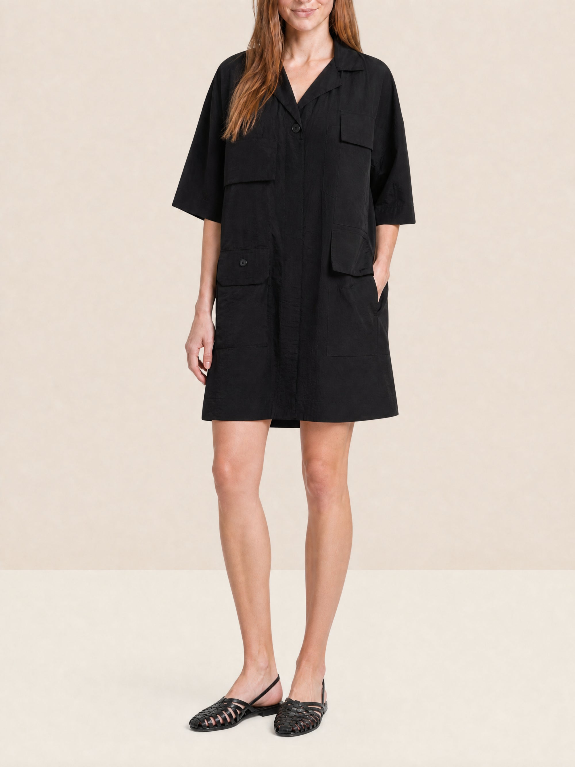 Robe courte Vallon - Black
