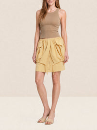 YELLOW LA JUPE CUEILLETTE COURTE