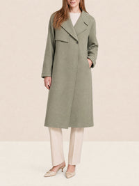 LIGHT GREEN LE MANTEAU SABE