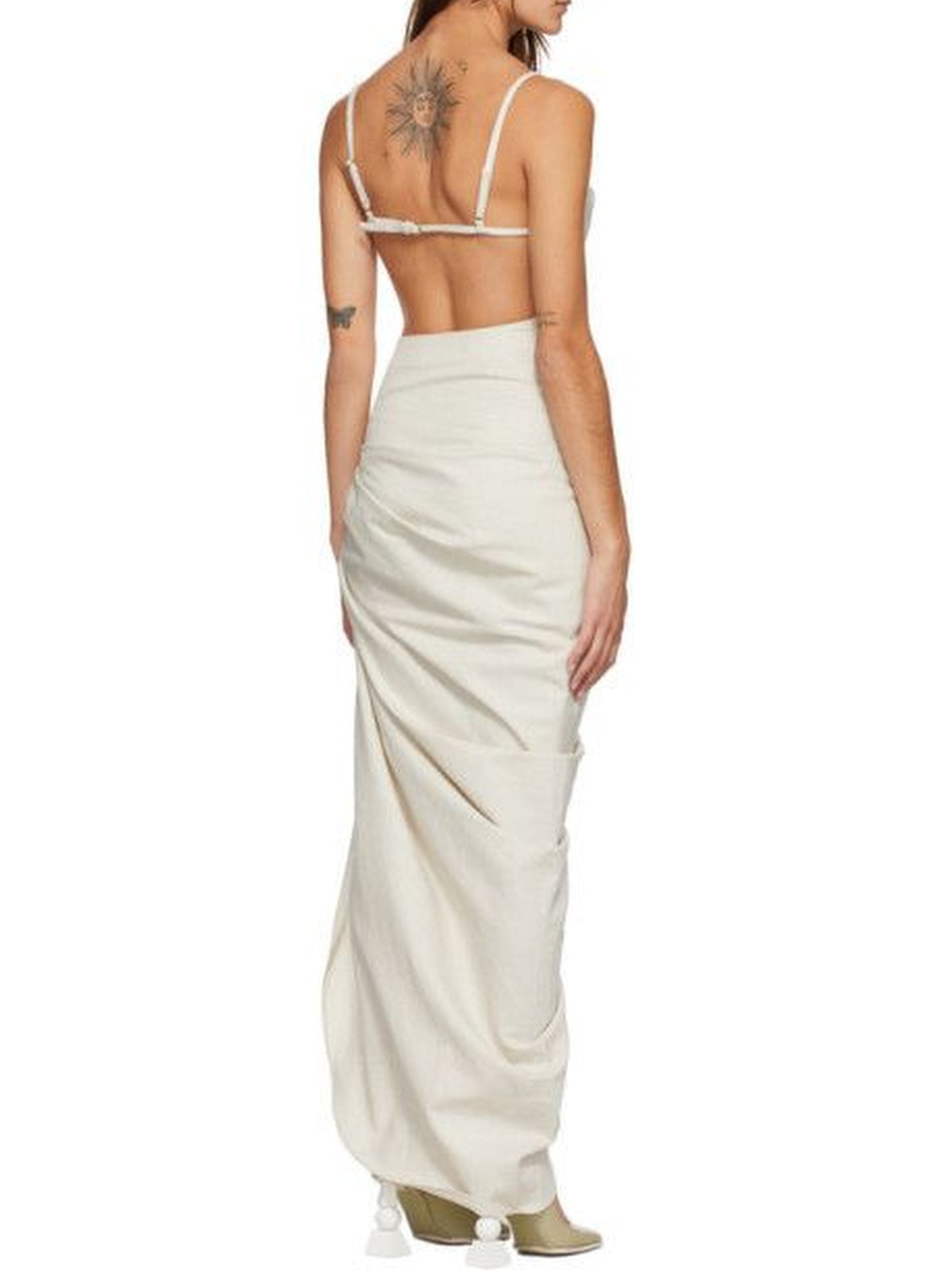Robe Saudade longue - Off White