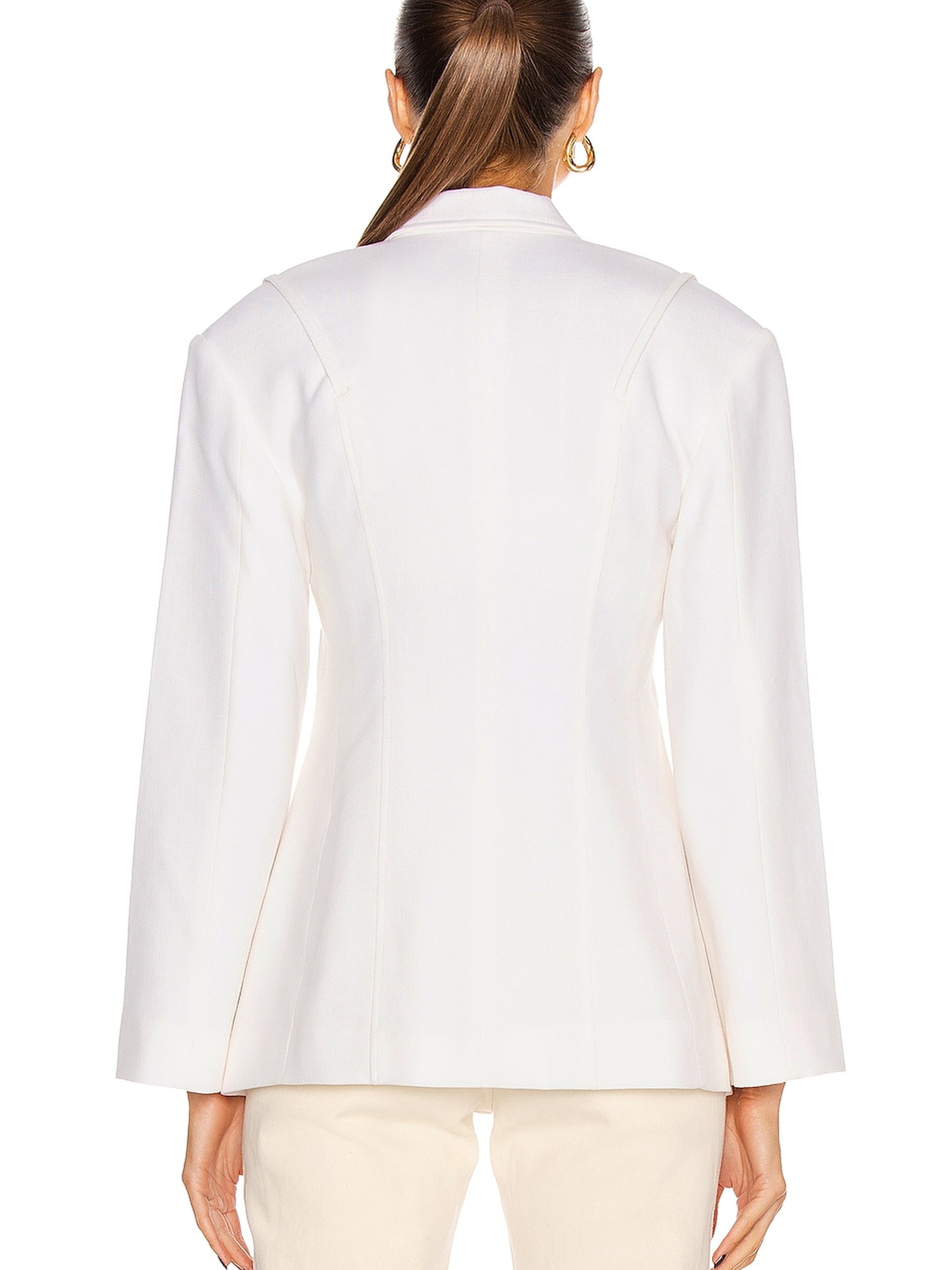 Veste cintrée Sauge - Off White