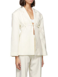 Veste cintrée Sauge - Off White