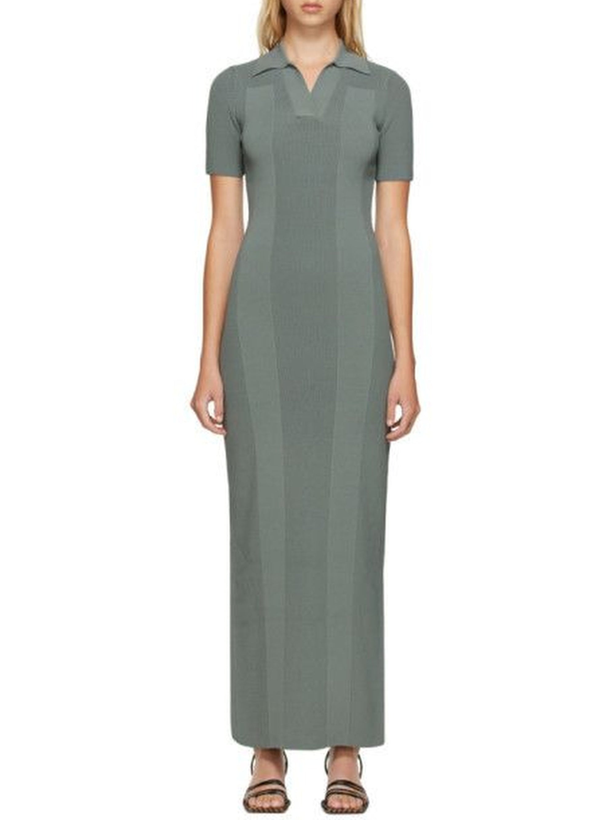 GREEN LA ROBE MAILLE POLO