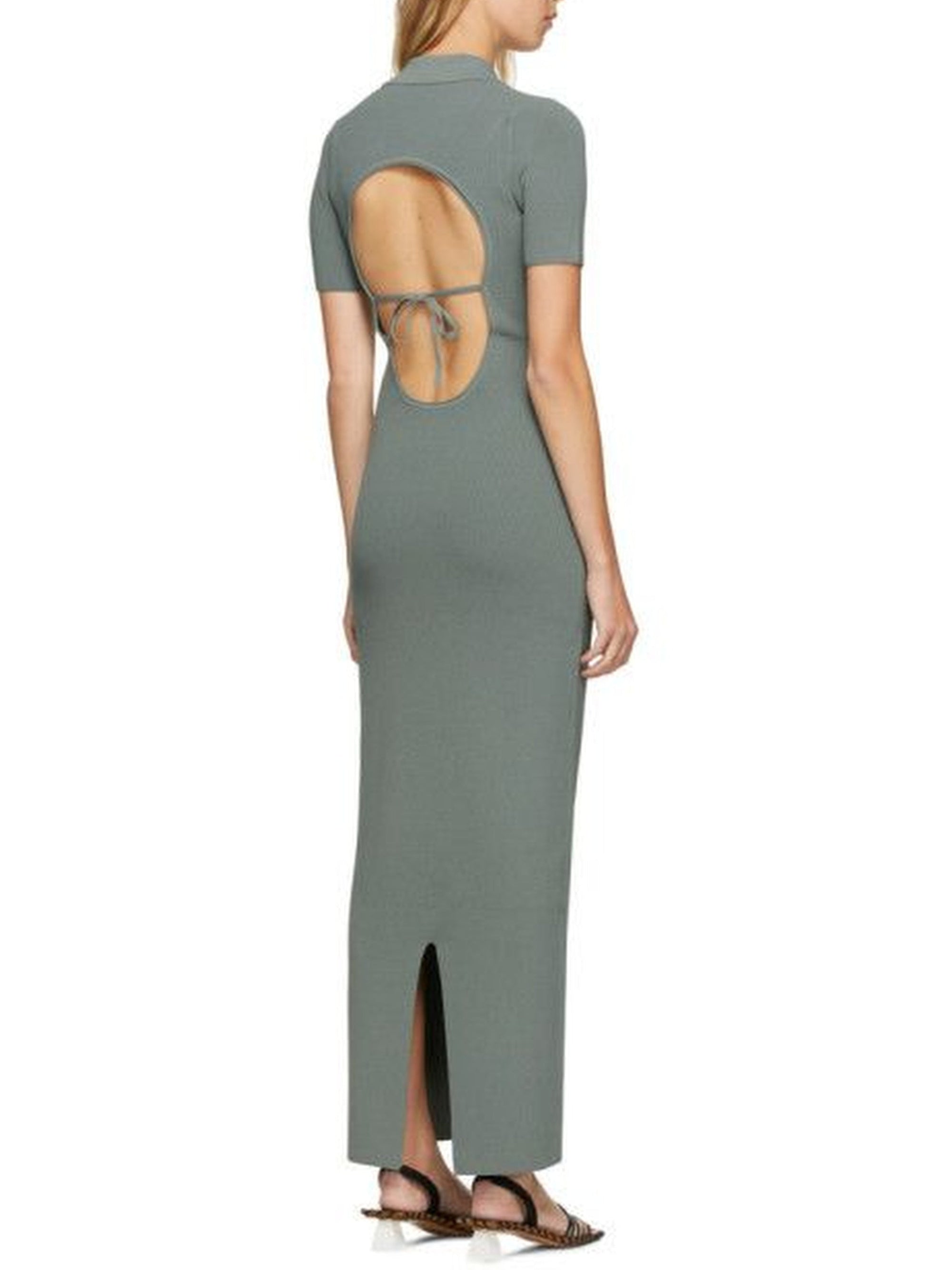GREEN LA ROBE MAILLE POLO