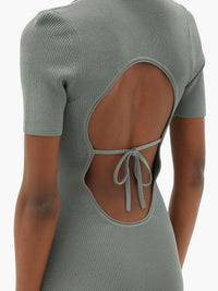 Robe polo longue - Green