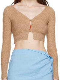 Cardigan Alzou en laine - Camel