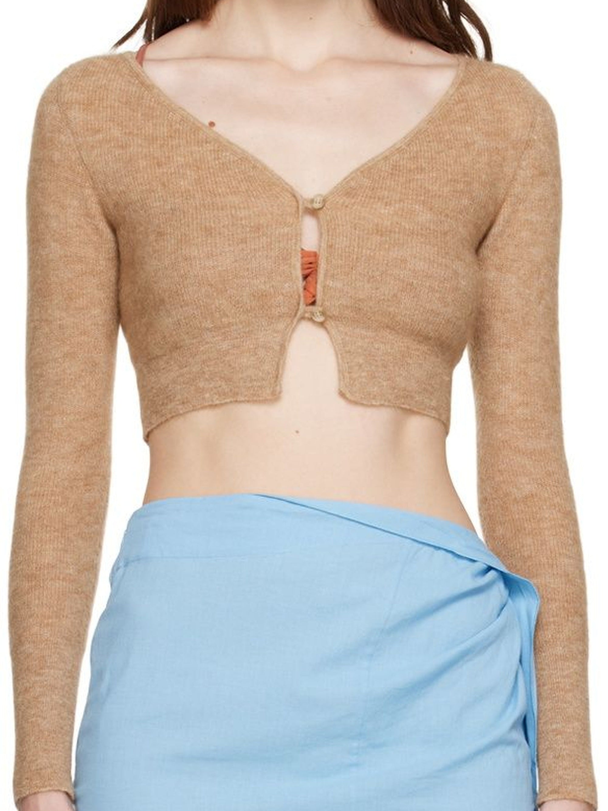CAMEL LE CARDIGAN ALZOU