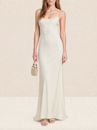 Robe longue Novio - Light Beige