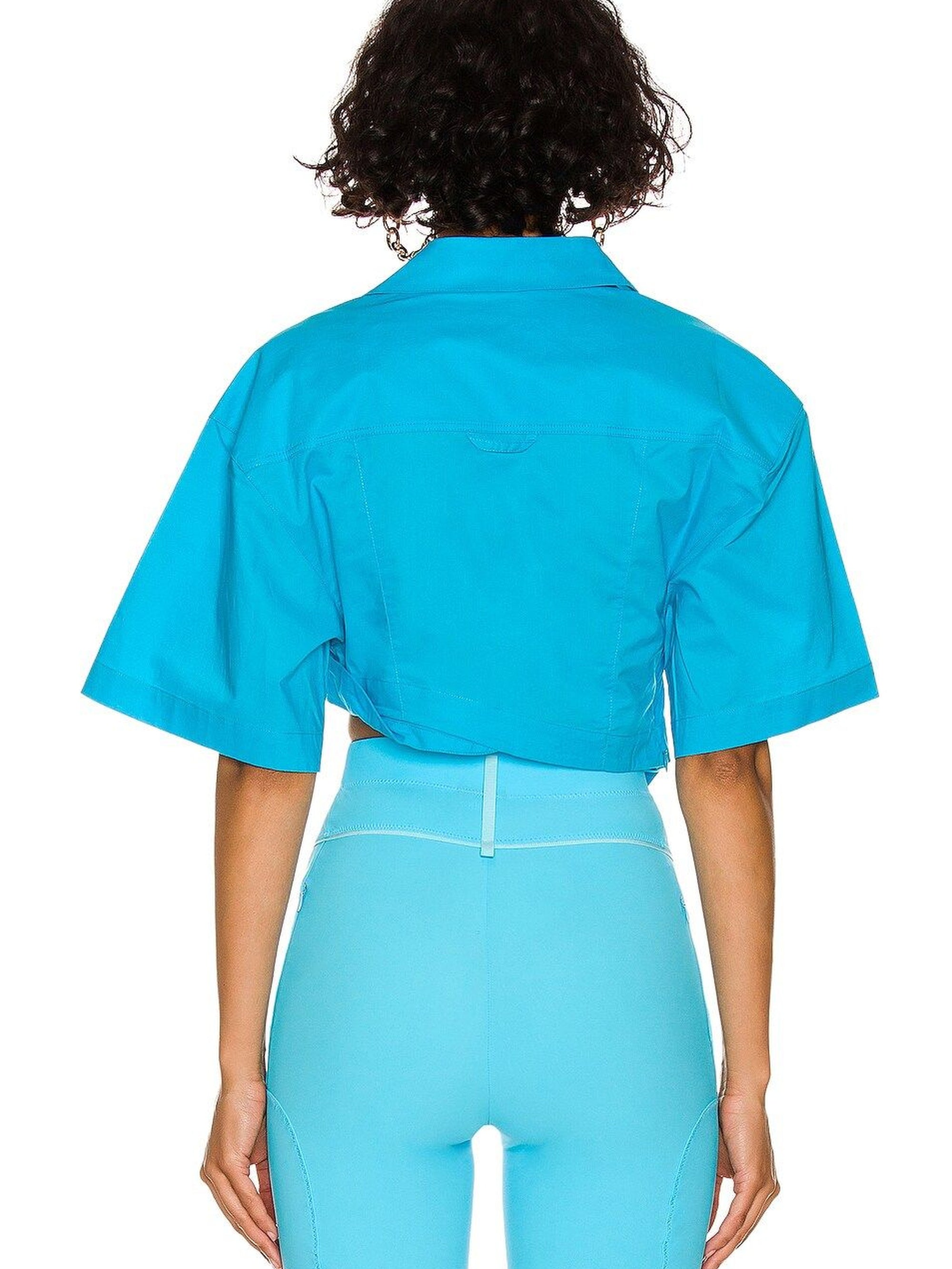 Chemise Capri courte - Light Blue