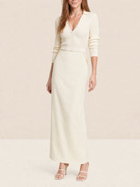 Jupe longue Novio - Light Beige