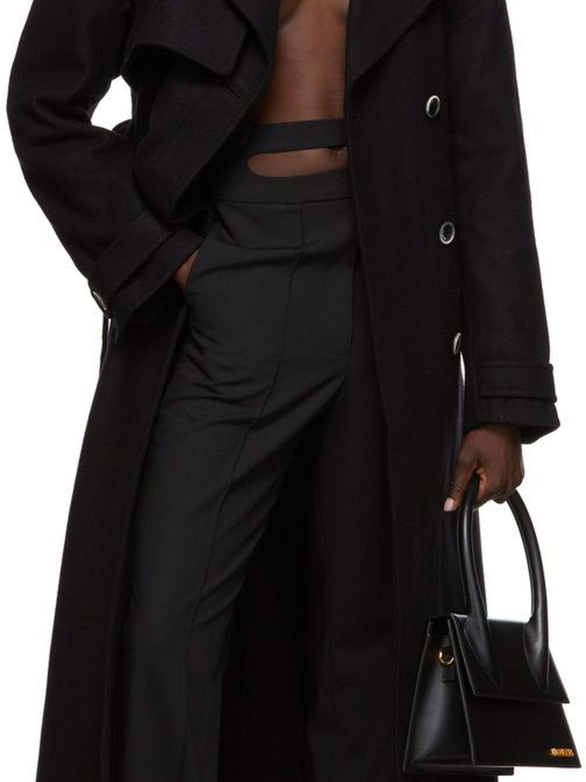 Manteau Sabe en laine - Black