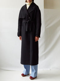 Manteau Sabe en laine - Black