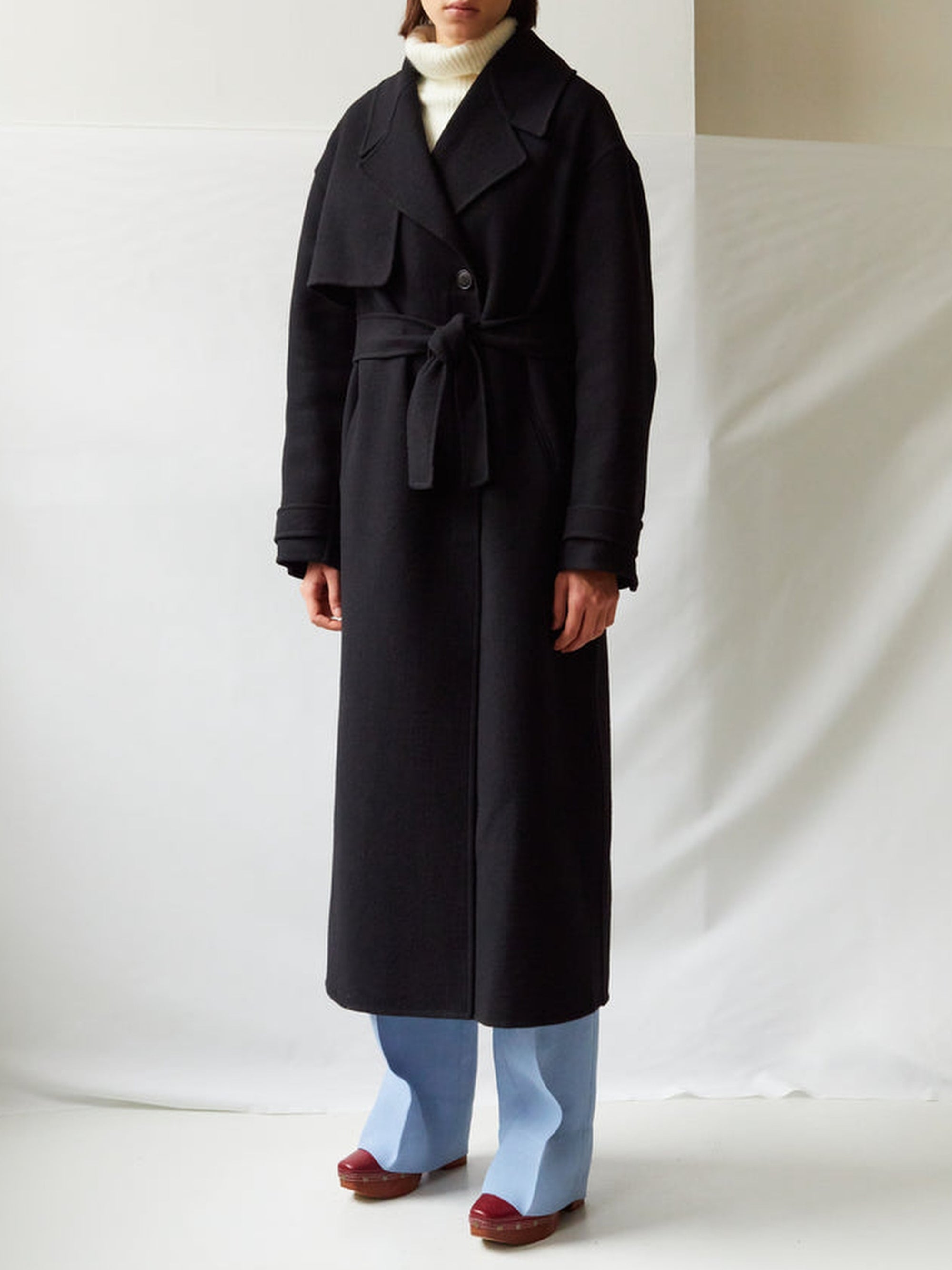 Manteau Sabe en laine - Black