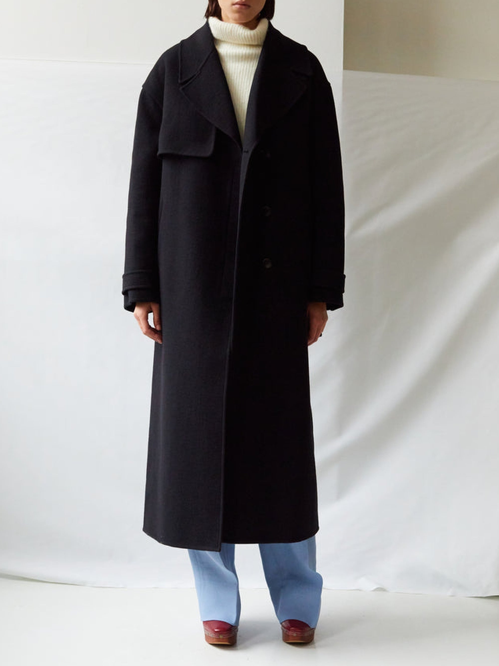 Manteau Sabe en laine - Black