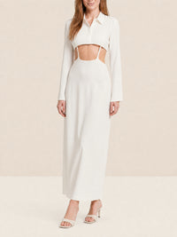 Robe longue Draio - Off White