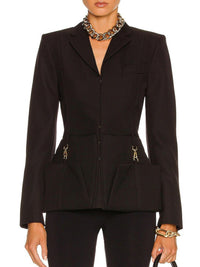 Veste Terra en laine - Black