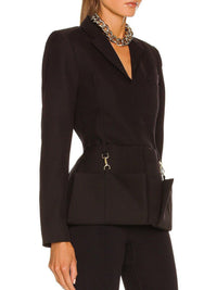 Veste Terra en laine - Black