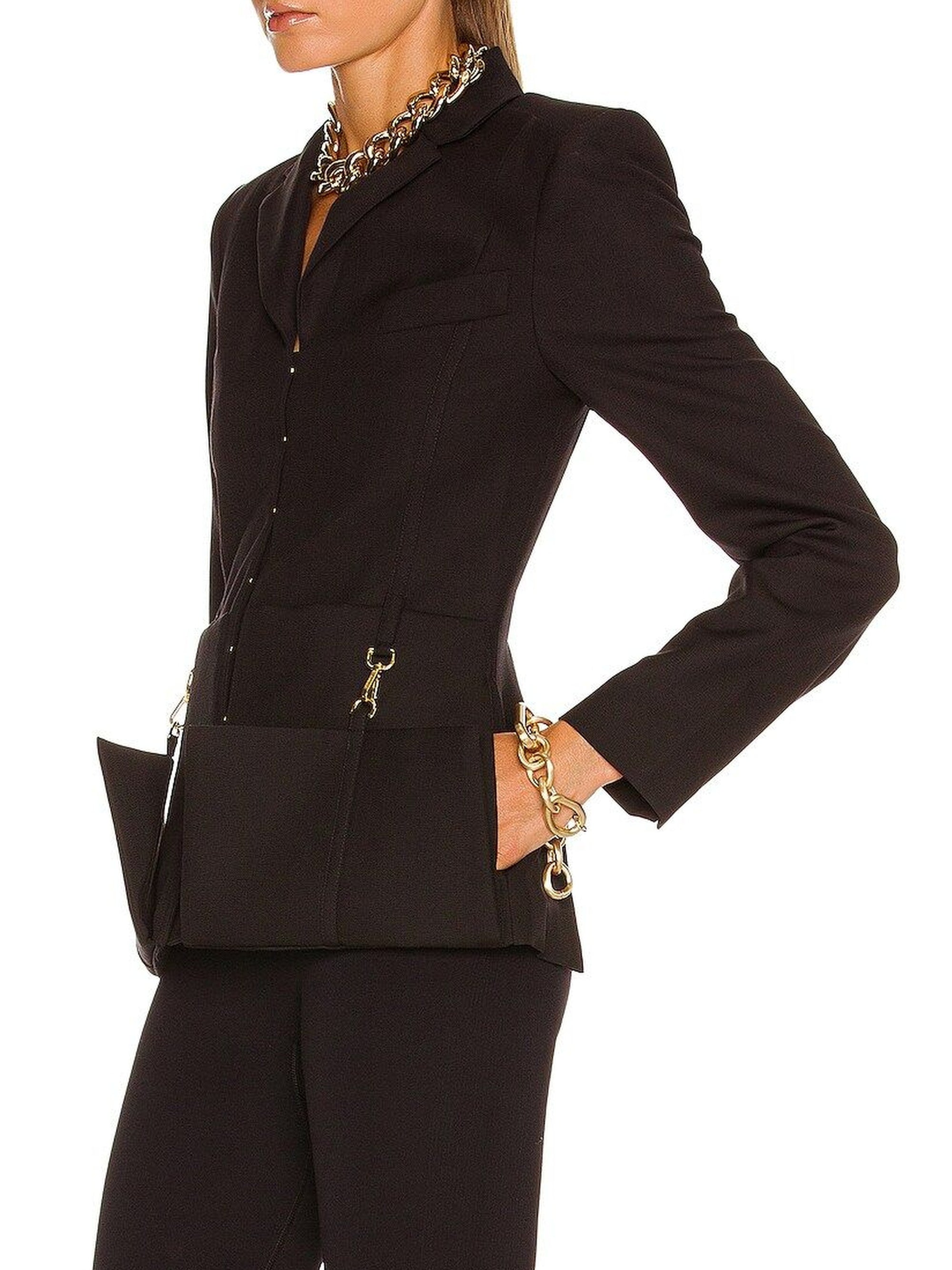 Veste Terra en laine - Black