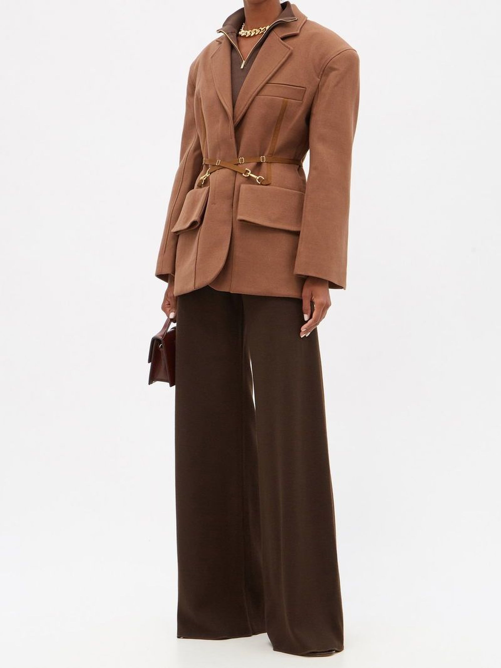 Veste Soco en laine - Brown