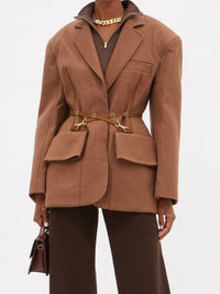 Veste Soco en laine - Brown