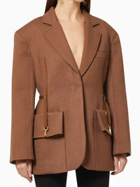 Veste Soco en laine - Brown