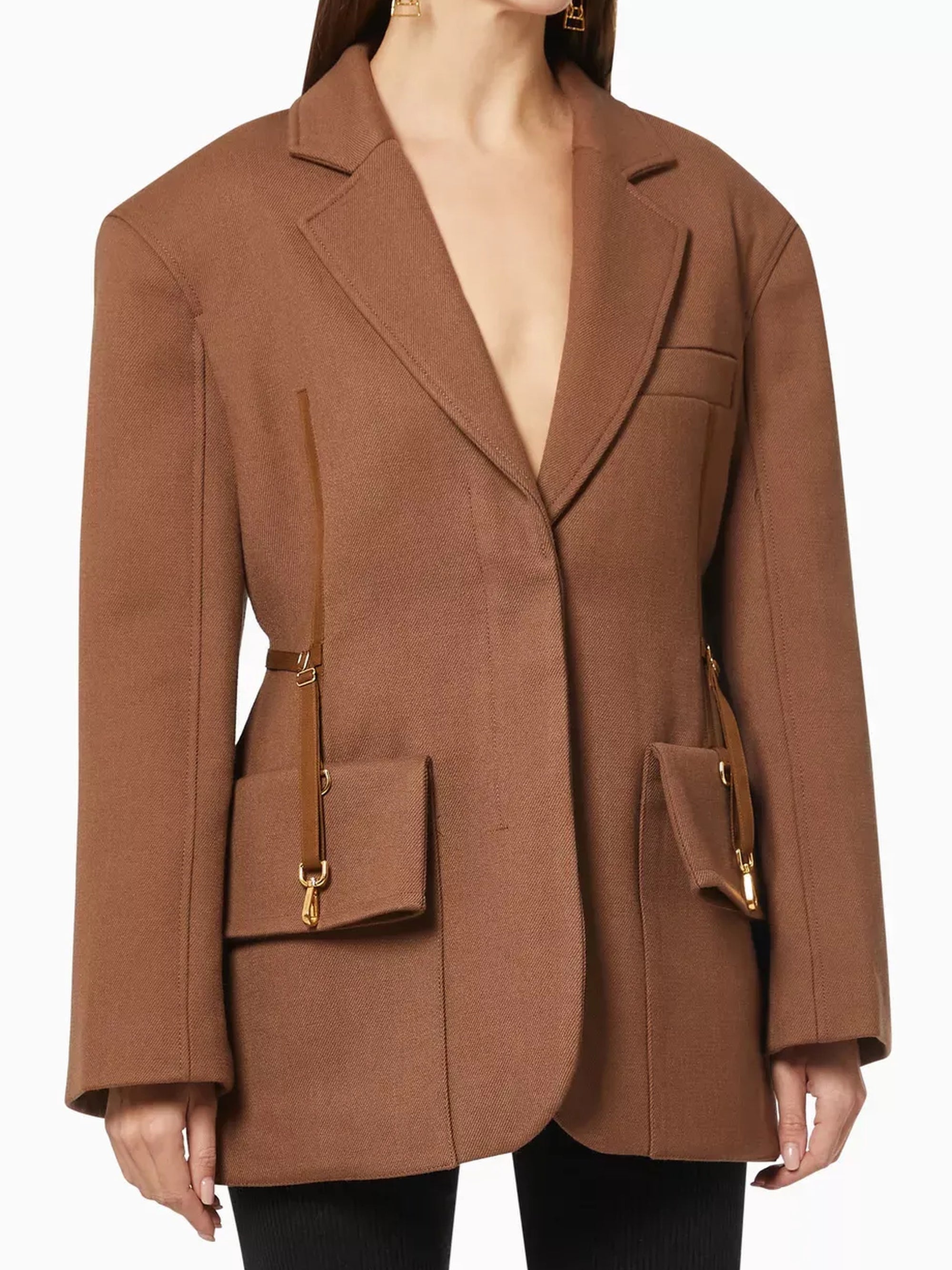 Veste Soco en laine - Brown