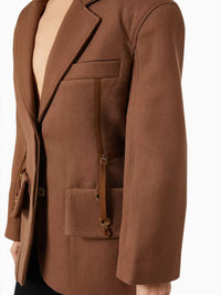 Veste Soco en laine - Brown
