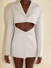 Veste Arles en laine - Beige