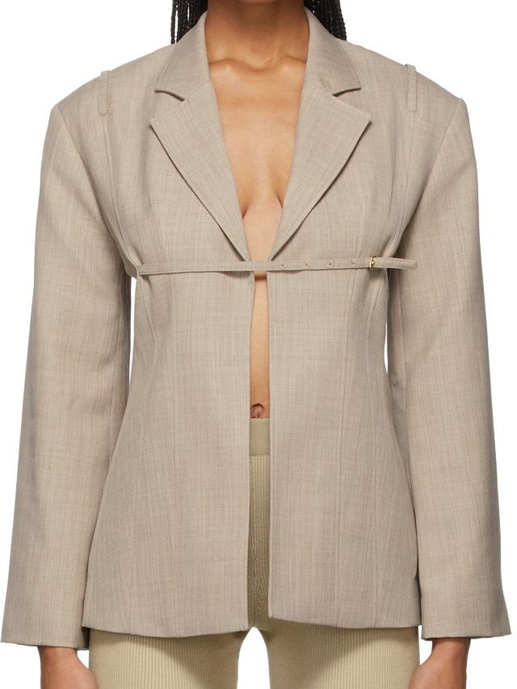 Veste cintrée Sauge - Beige