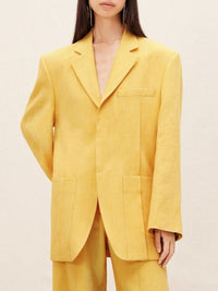 Veste D'Homme en lin - Yellow