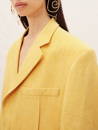 Veste D'Homme en lin - Yellow