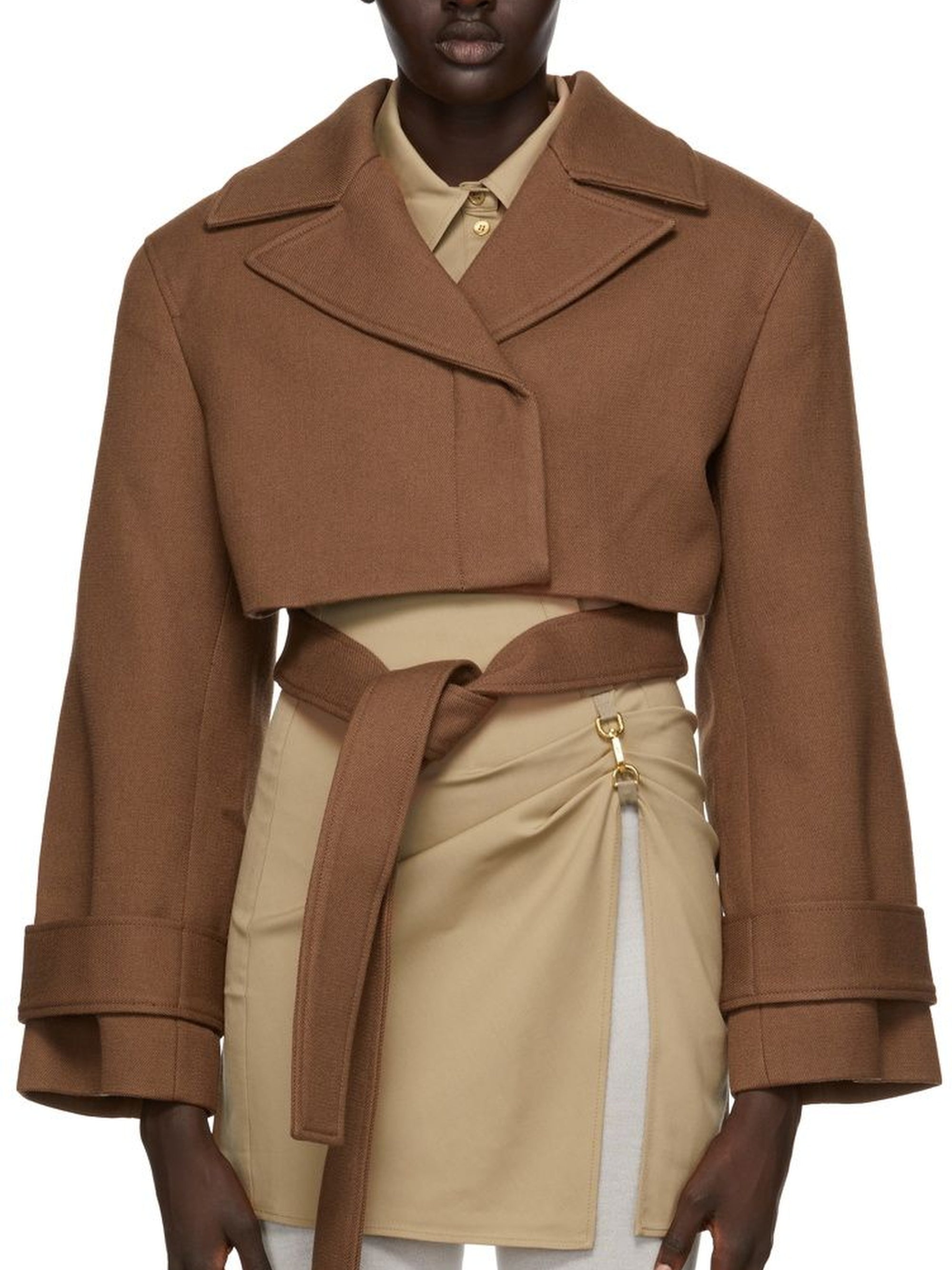 Veste Picchu en laine - Brown